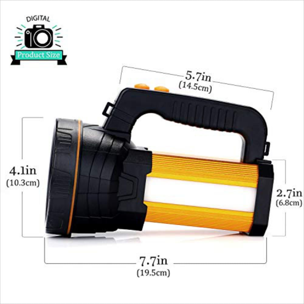 Linterna De Mano Recargable De 7000 Lúmenes 6000 Mah img #2