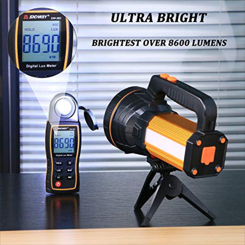 Linterna De Mano Recargable De 7000 Lúmenes 6000 Mah img #4
