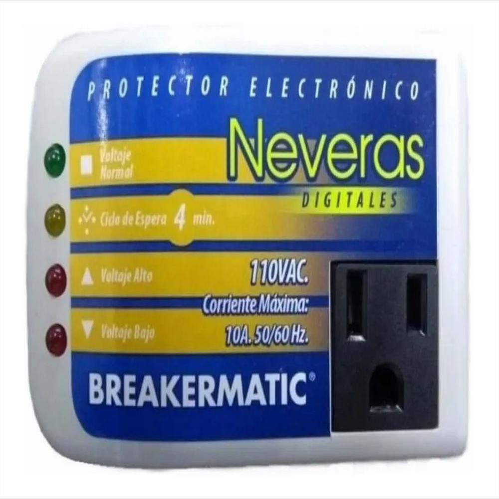 Protector Voltaje Para Neveras Digitales Breakermatic 110V