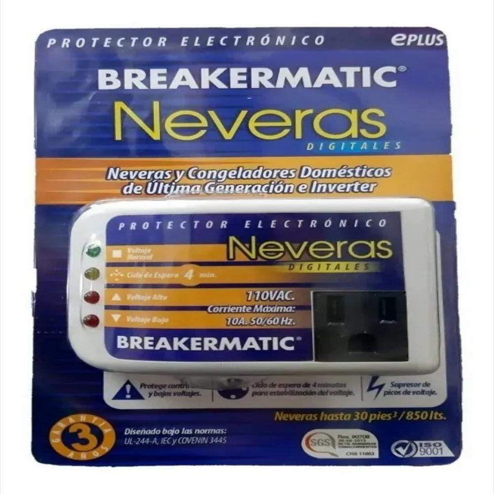 Protector Voltaje Para Neveras Digitales Breakermatic 110V img #3