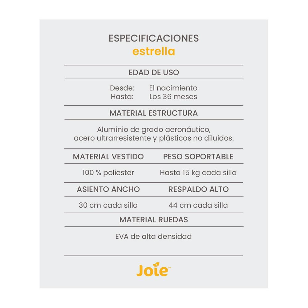 Gemelar JOIE Estrella Ebony img #6