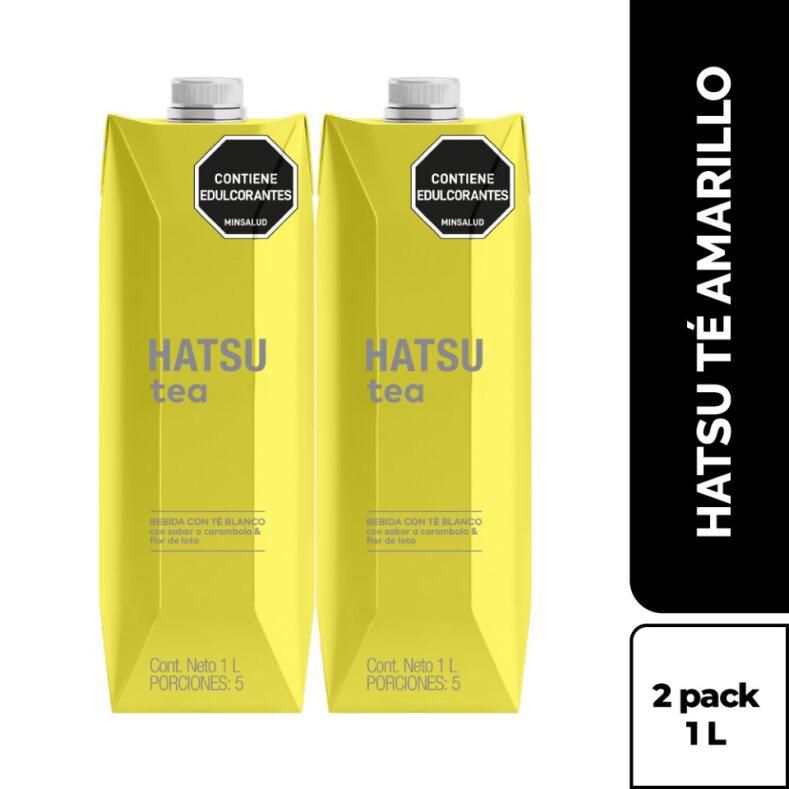 Té HATSU amarillo sin calorías caja x2und (2000 ml)