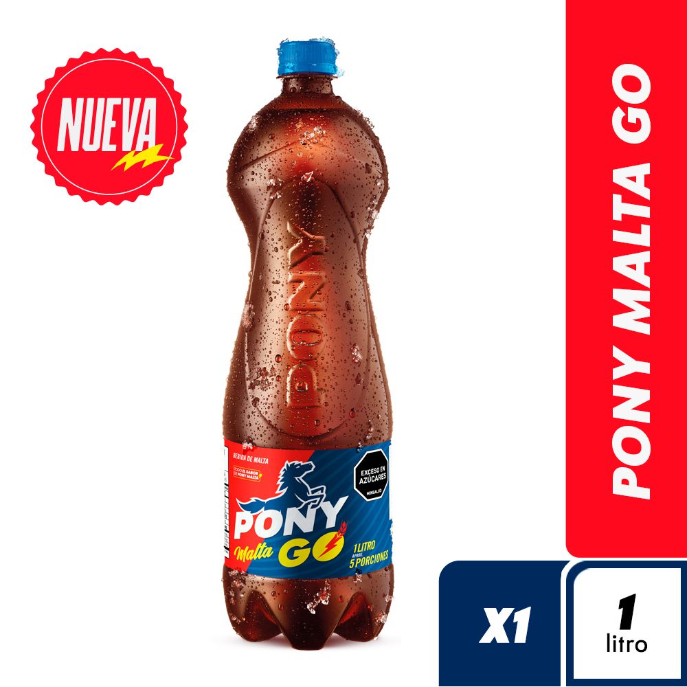 Malta PONY MALTA go botella (1000 ml)