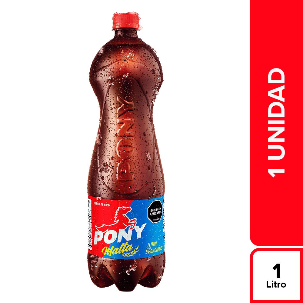 Malta PONY MALTA botella pet (1000 ml)