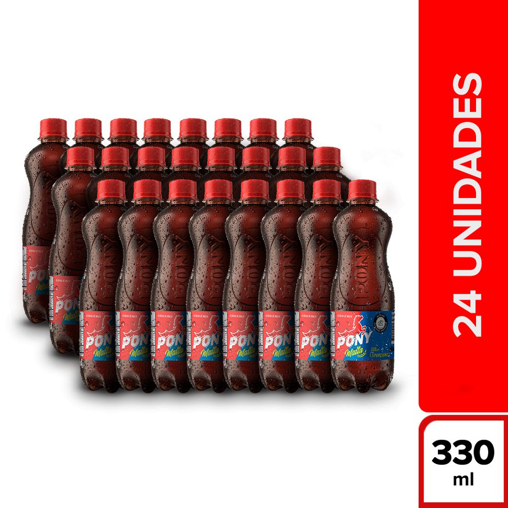 Malta PONY MALTA botella pet x24und (7920 ml)