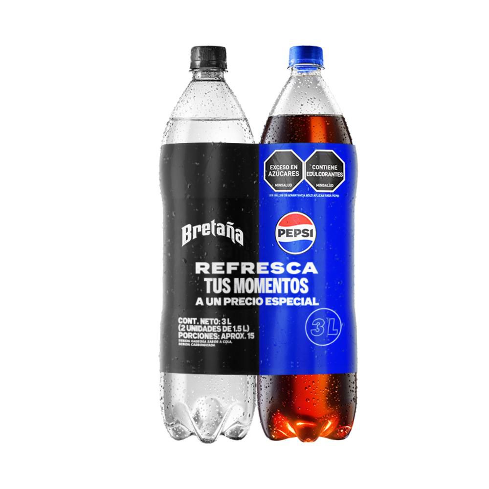 Soda BRETANA + Pepsi (3000 ml)