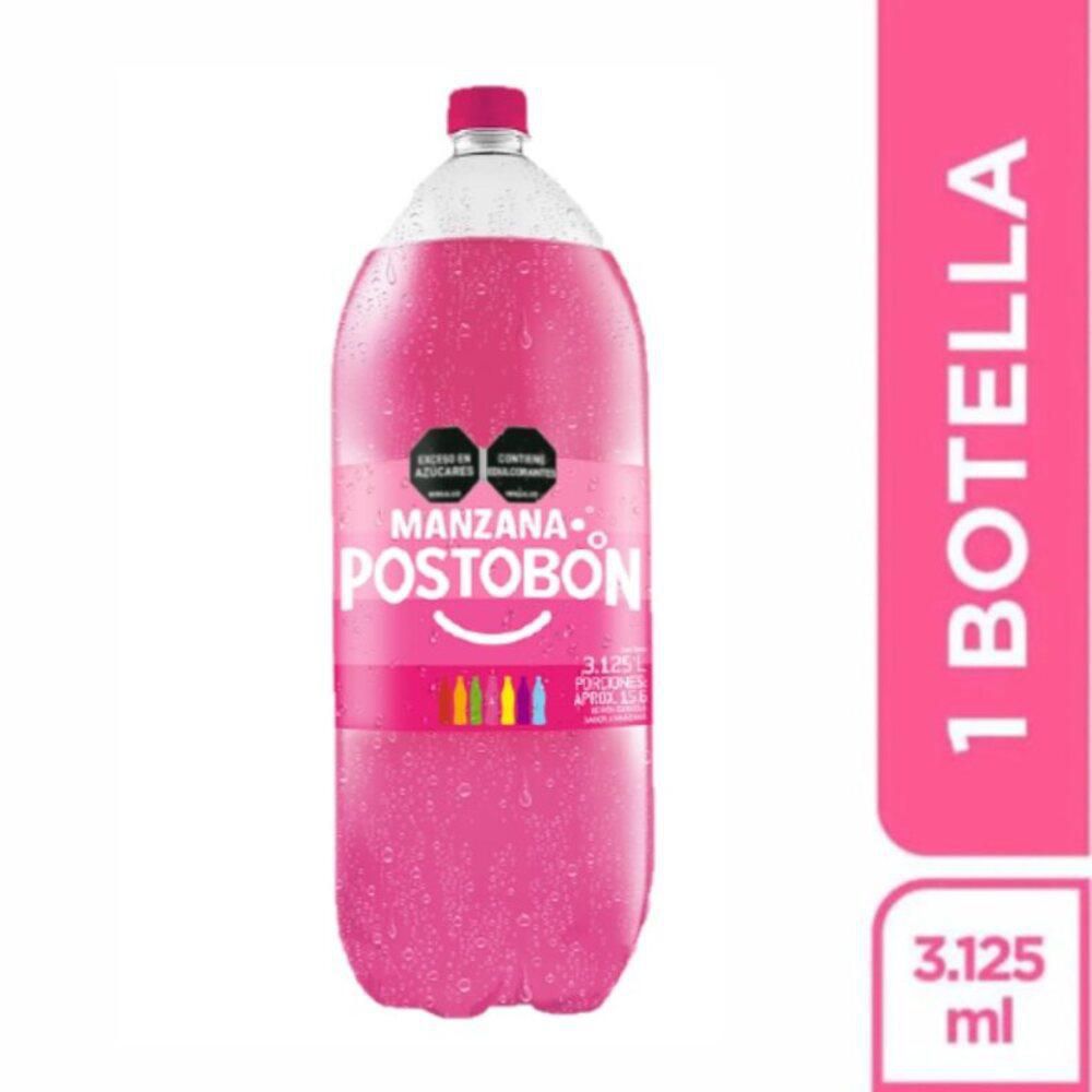 Gaseosa POSTOBON manzana botella (3125 ml)