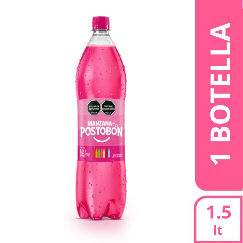 Gaseosa POSTOBON manzana botella (1500 ml)