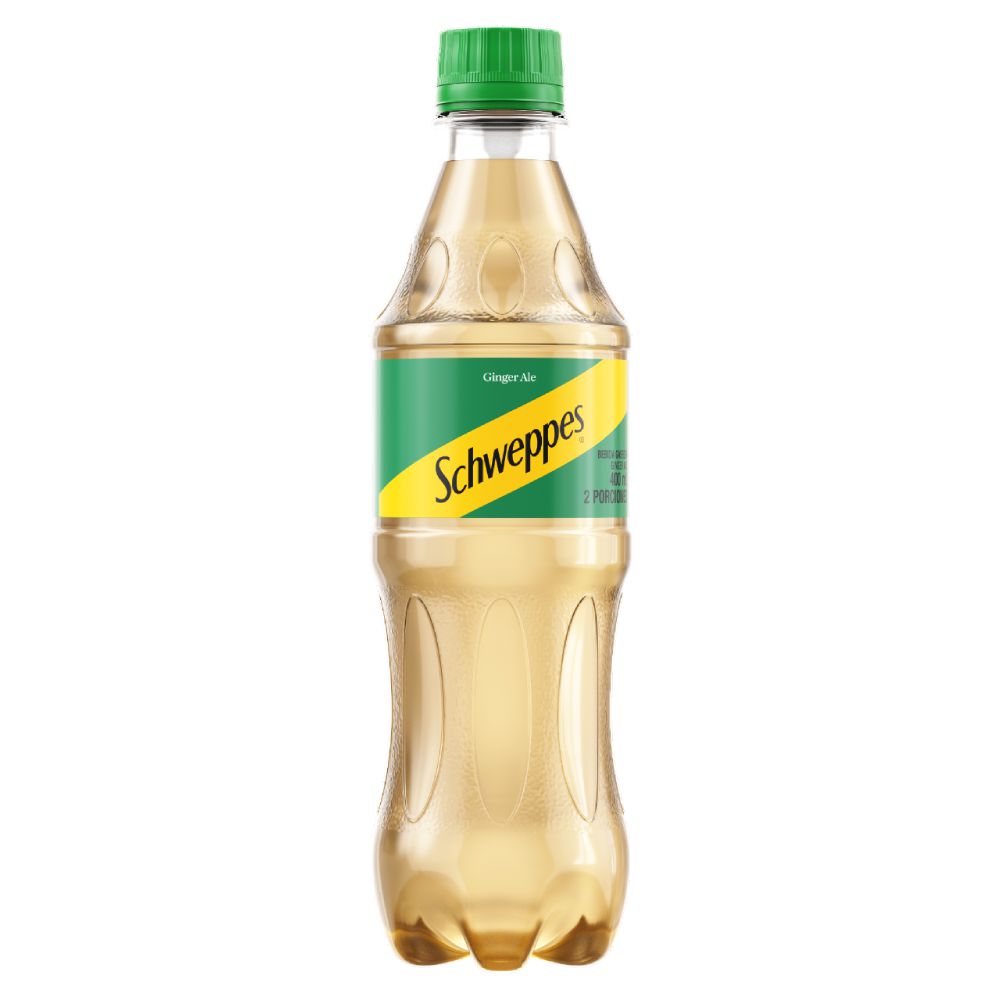 Gaseosa SCHWEPPES ginger ale botella (400 ml)