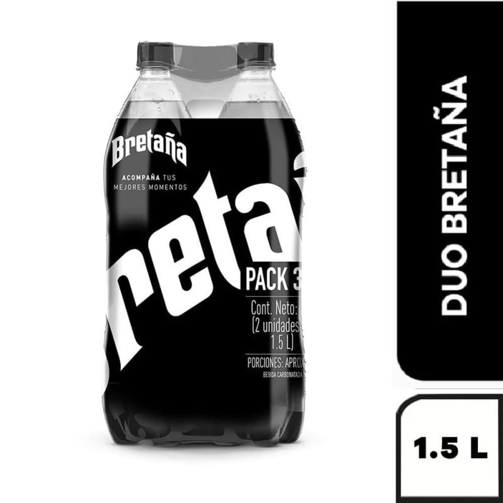 Soda BRETANA botella x2und (3000 ml)