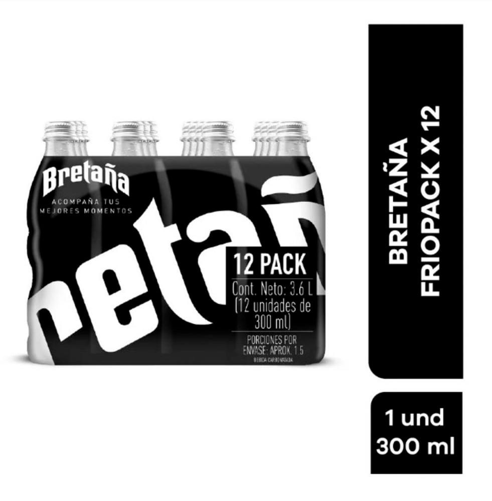 Soda BRETANA botella vidrio x12und (3600 ml)