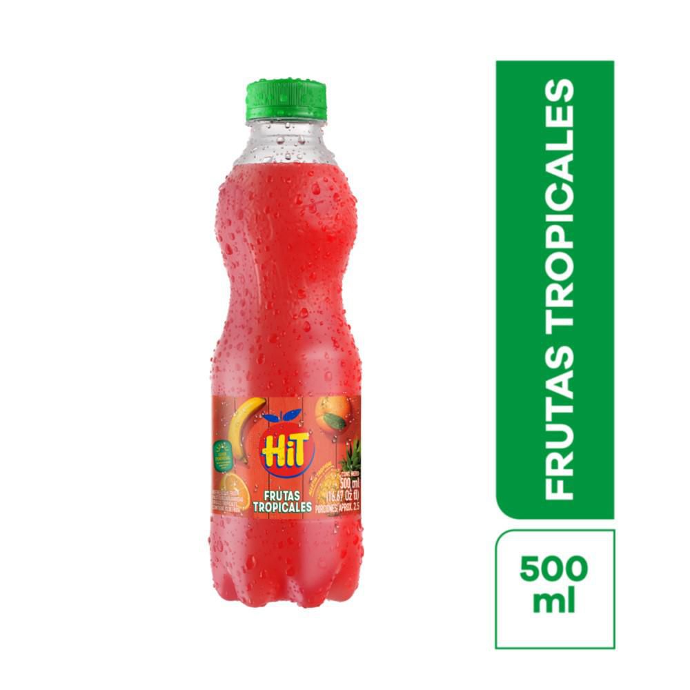 Refresco HIT frutas tropicales botella  (500  ml)