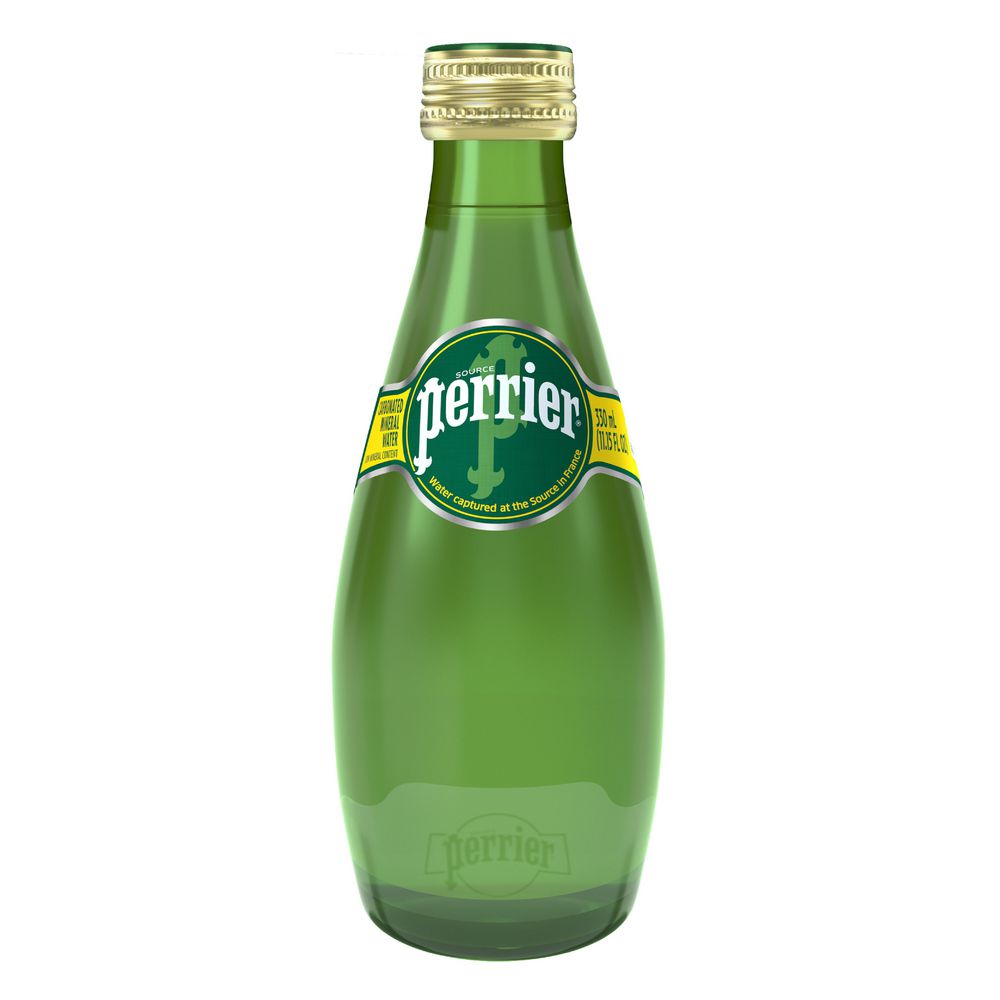 Agua con gas PERRIER mineral (330 ml)