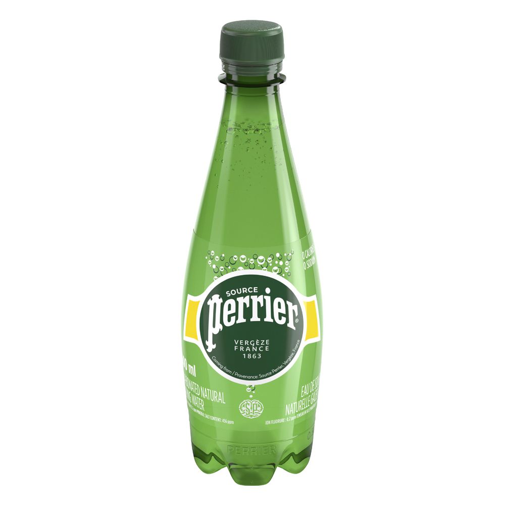 Agua con gas PERRIER mineral (500 ml)