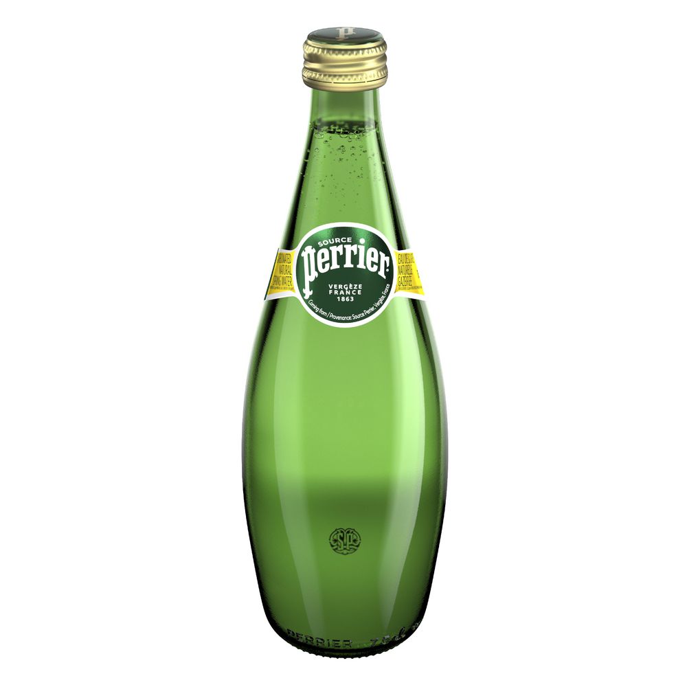 Agua con gas PERRIER mineral botella vidrio (750 ml)