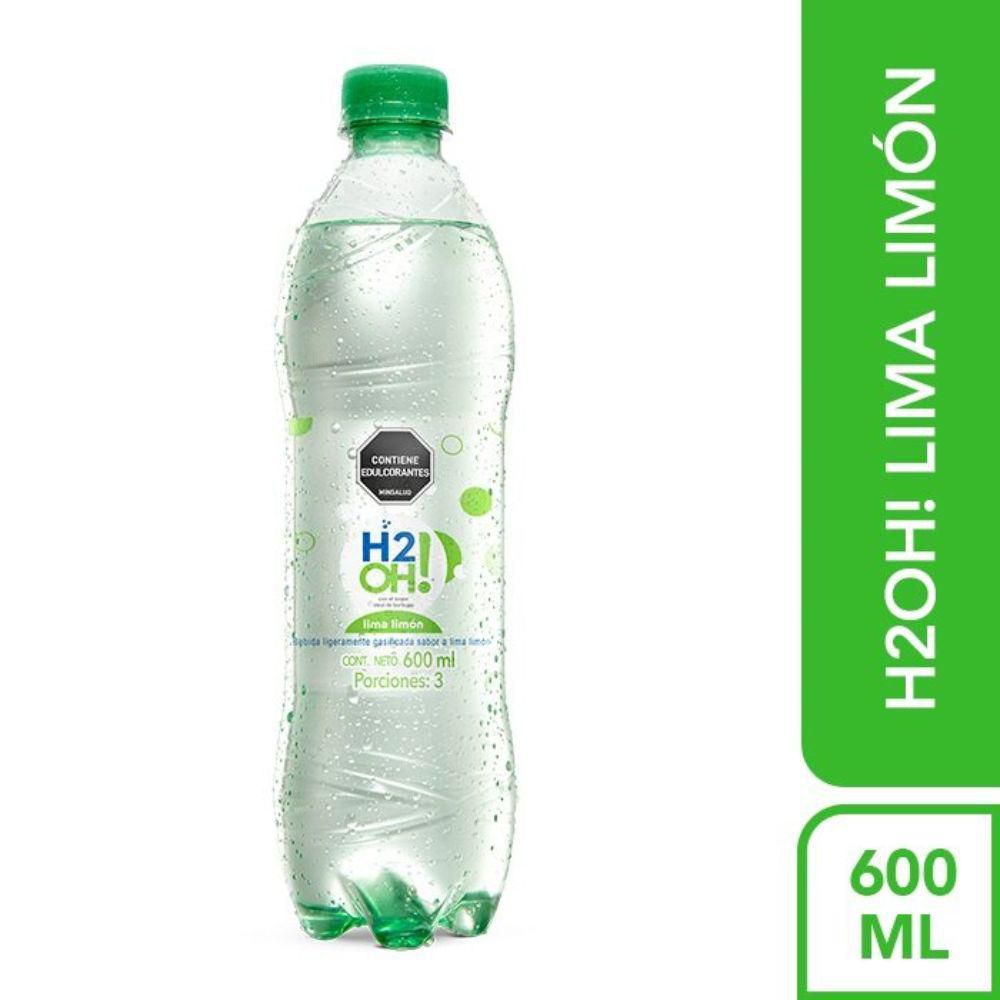 Bebida gasificada H2O lima limón (600  ml)