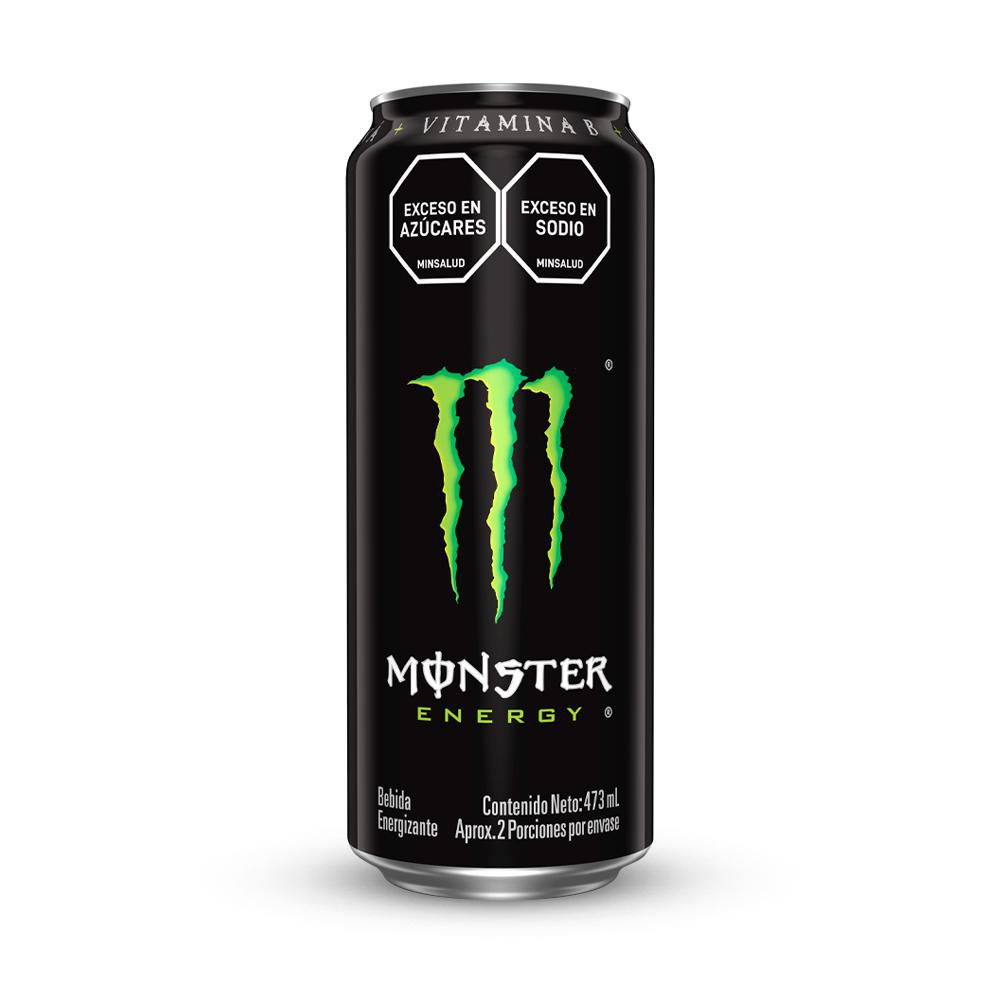 Bebida energizante MONSTER green (473 ml)