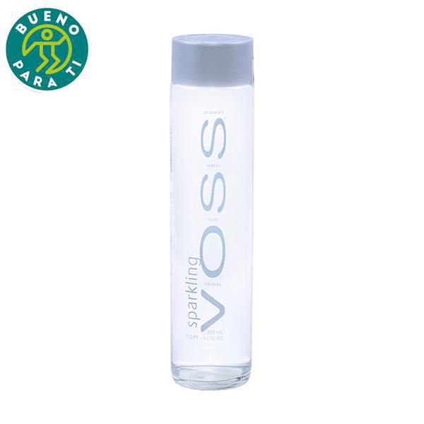 Agua con gas VOSS mineral (800  ml)