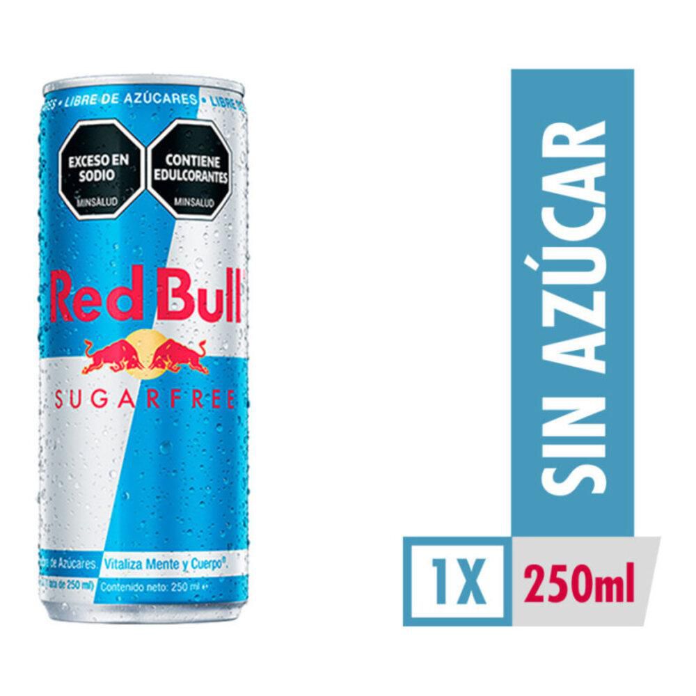 Bebida energizante RED BULL sin azúcar lata (250 ml)