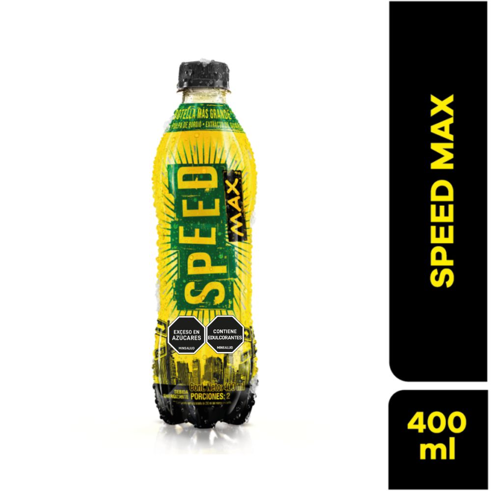 Bebida energizante SPEED MAX botella (400 ml)