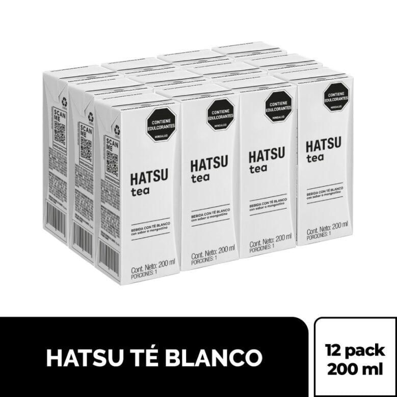 Té HATSU blanco caja x12und (2400 ml)