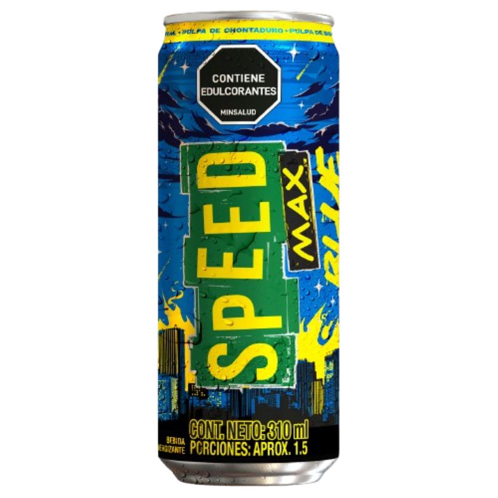 Bebida energizante SPEED MAX blue lata (310 ml)