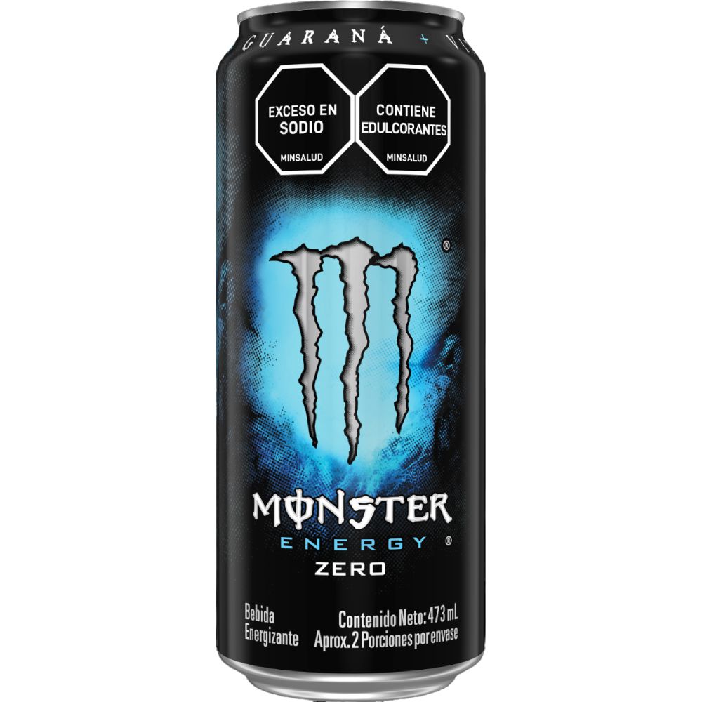 Bebida energizante MONSTER zero blue (473 ml)