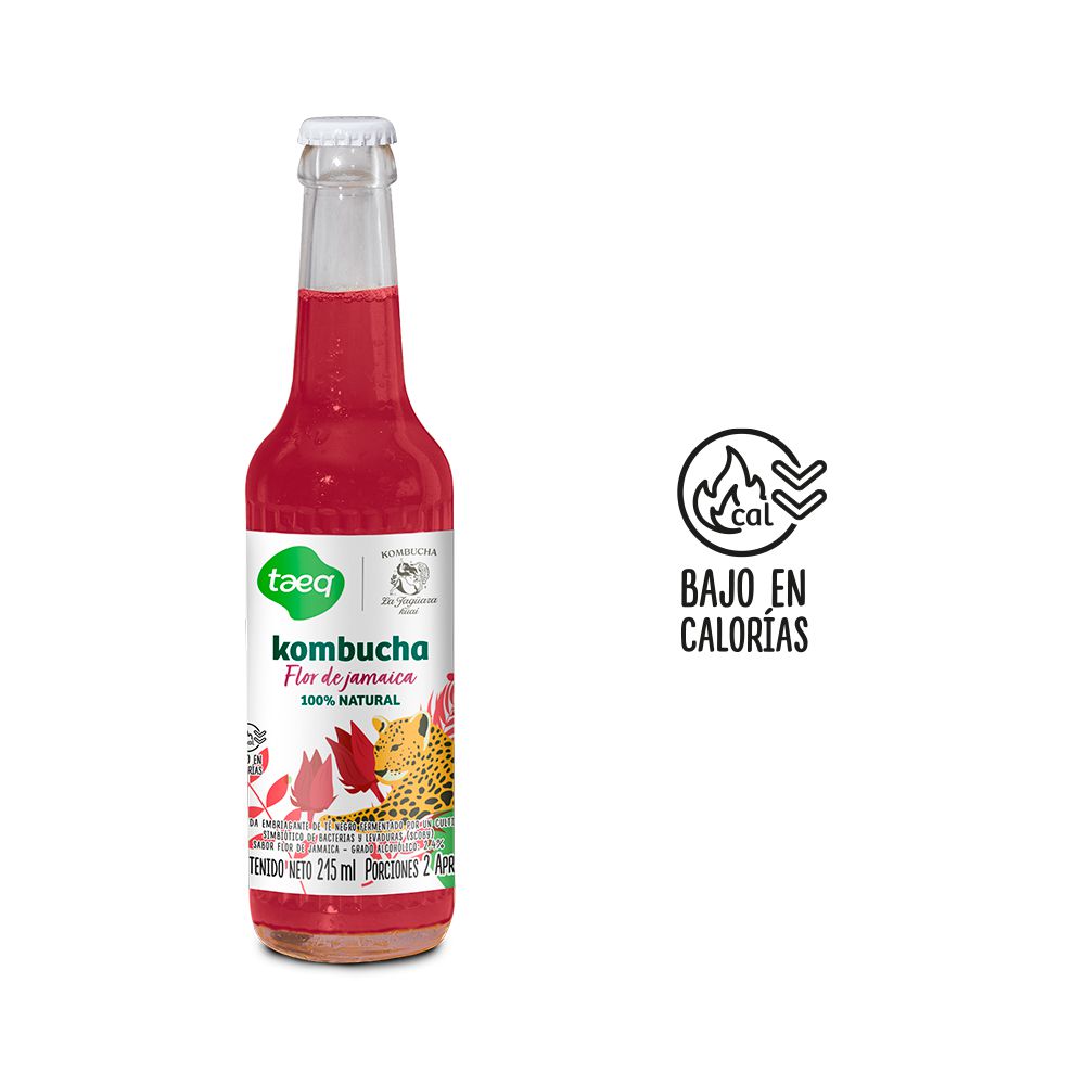 Kombucha TAEQ flor de jamaica (215 ml)