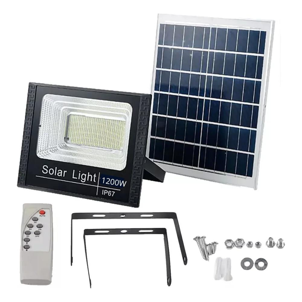 Reflector Solar 1200W Led Panel Impermeable Ip67 Exteriores