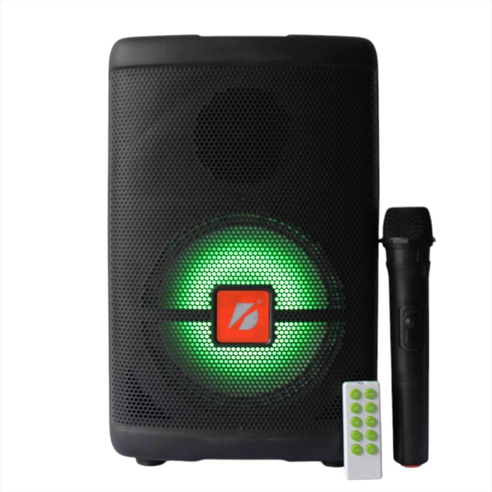 Parlante Portatil Con Microfono Karaoke Y Luces Led