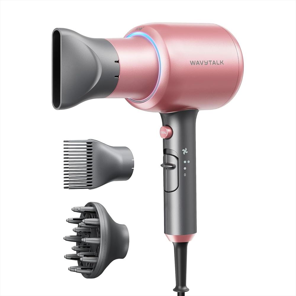 Secador De Pelo Wavytalk Con Difusor Para Cabello Rizado
