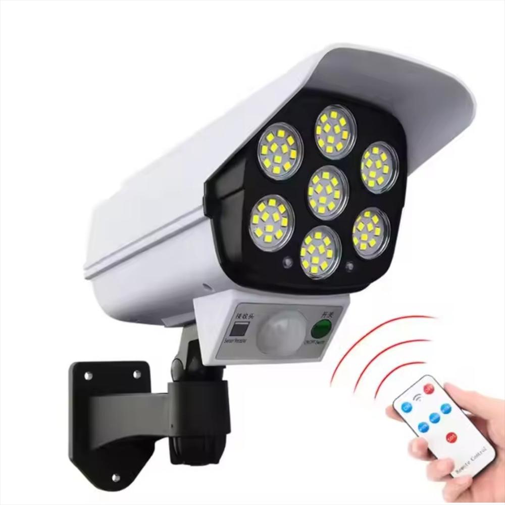 Lampara Solar Tipo Camara Con Control Para Exteriores