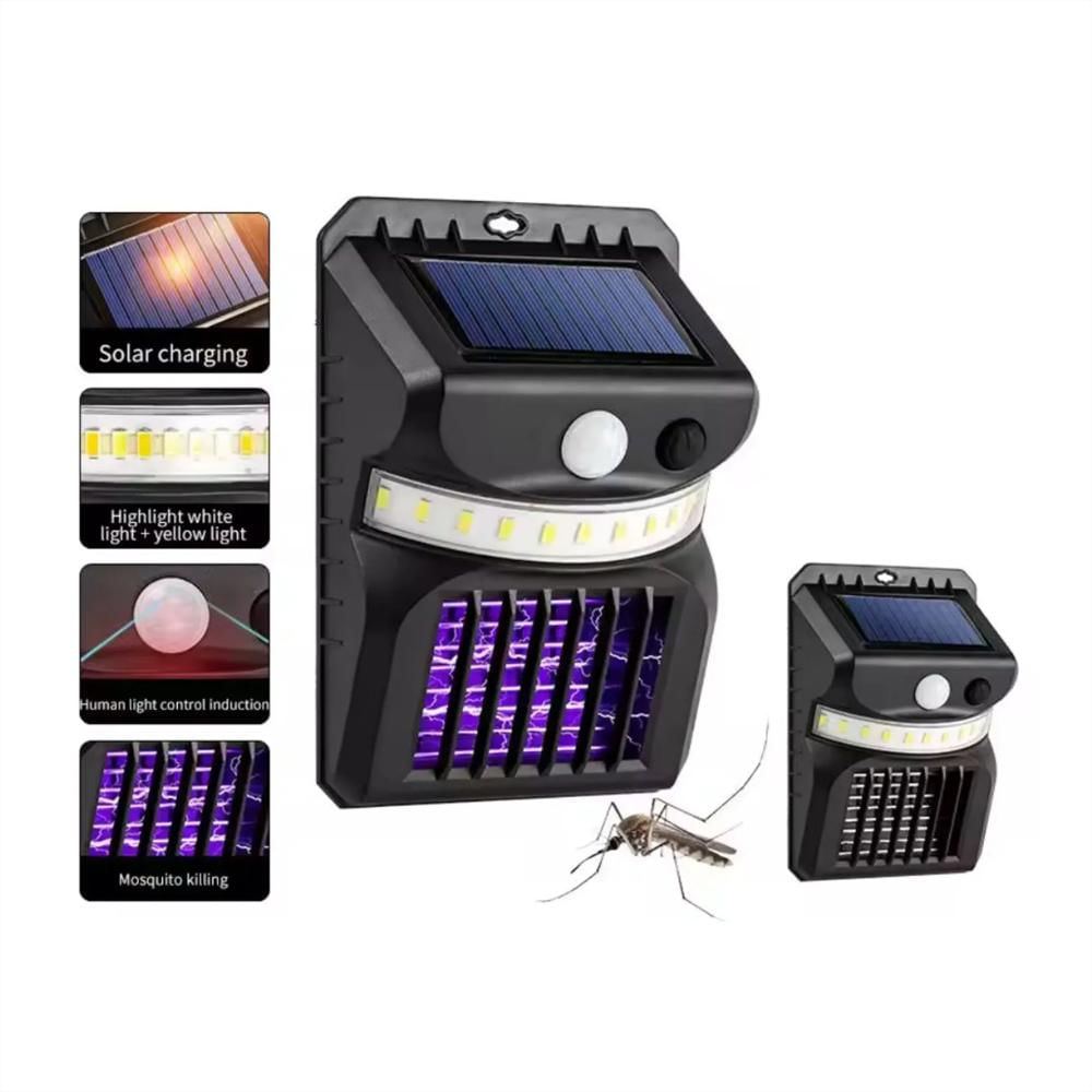 Lampara Led Solar Con Efecto Repelente Matazancudos W792