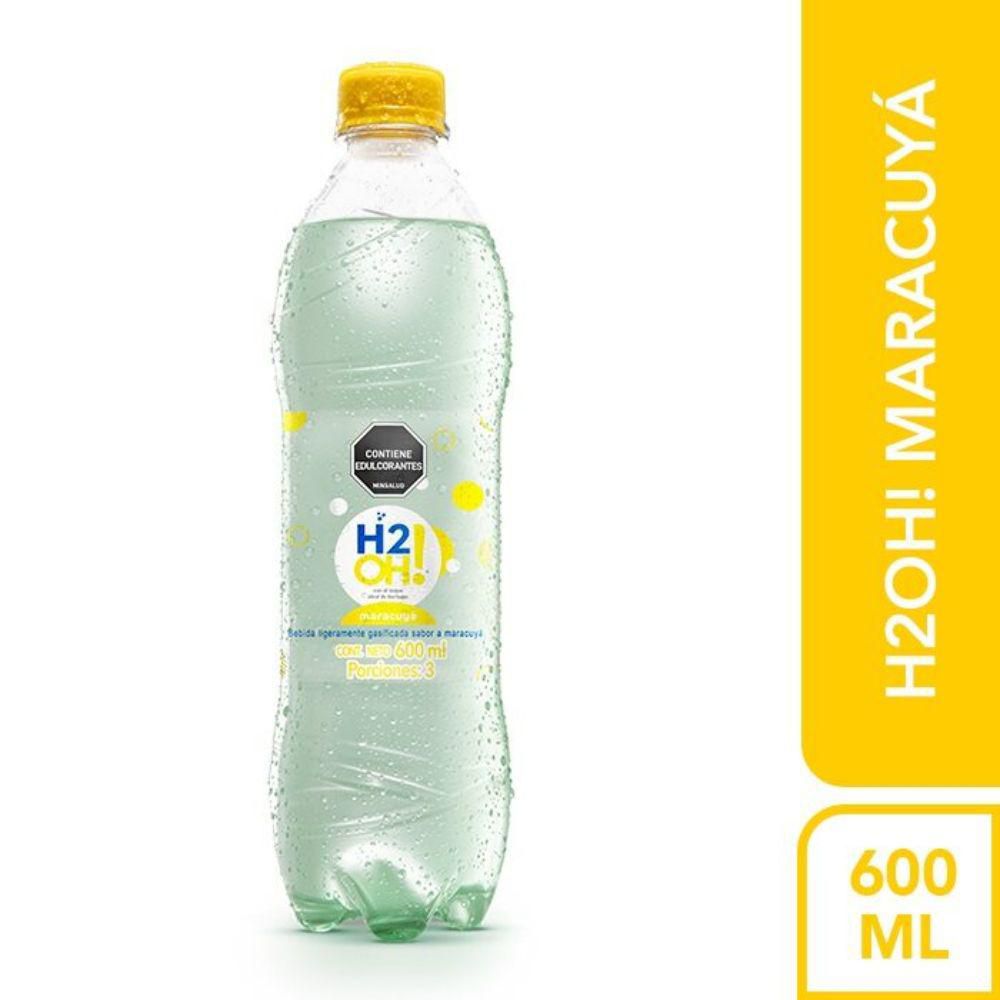 Bebida gasificada H2O maracuyá (600  ml)