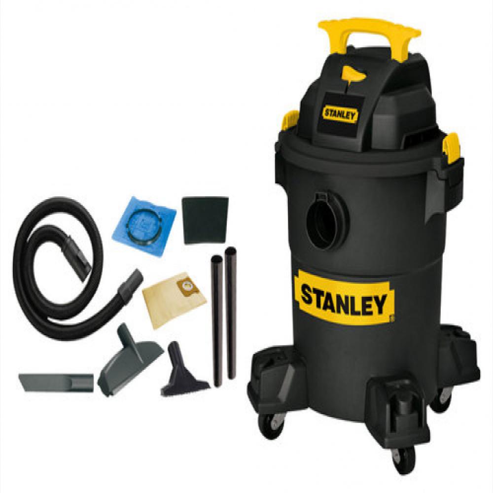 Aspiradora Stanley De 6 Galones Para Húmedo/Seco Negra