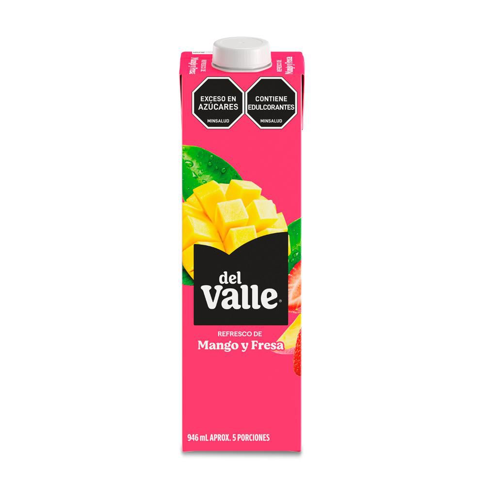 Refresco DEL VALLE mango y fresa (946  ml) img #2