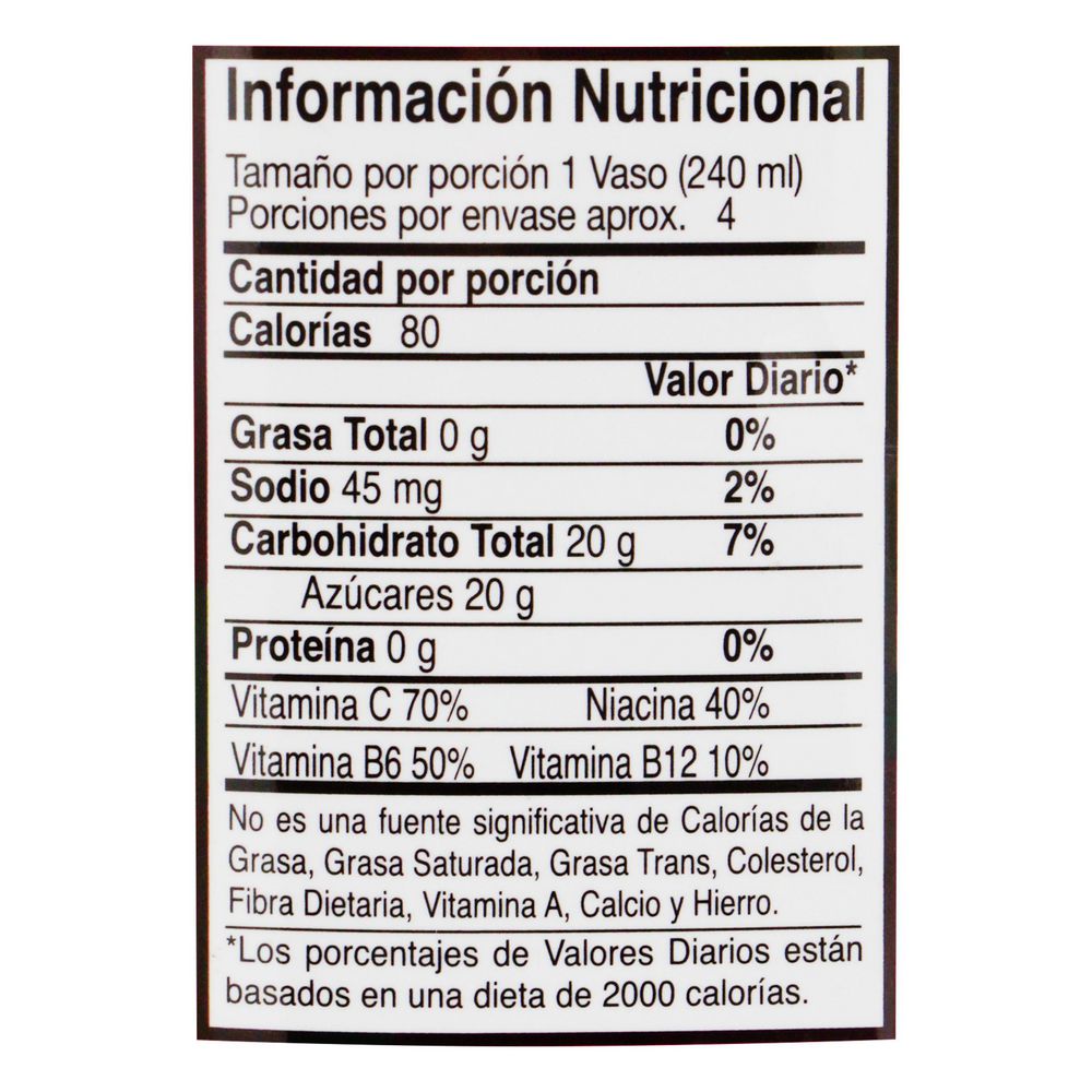 Refresco DEL VALLE mango y fresa (946  ml) img #3