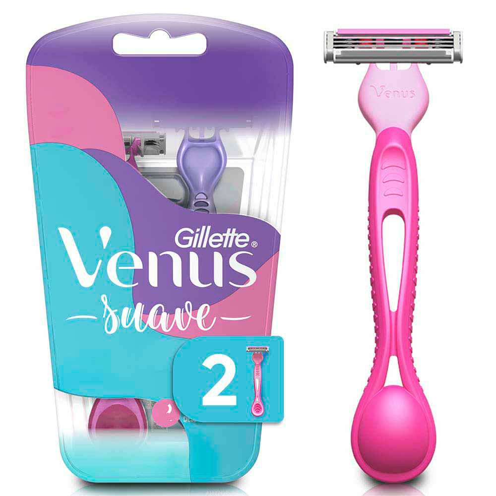 Máquina de afeitar VENUS suave aloe vera (2 und)
