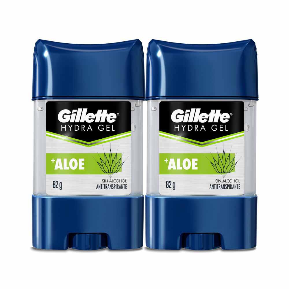 Desodorante GILLETTE hydra gel aloe x2und (164 gr)