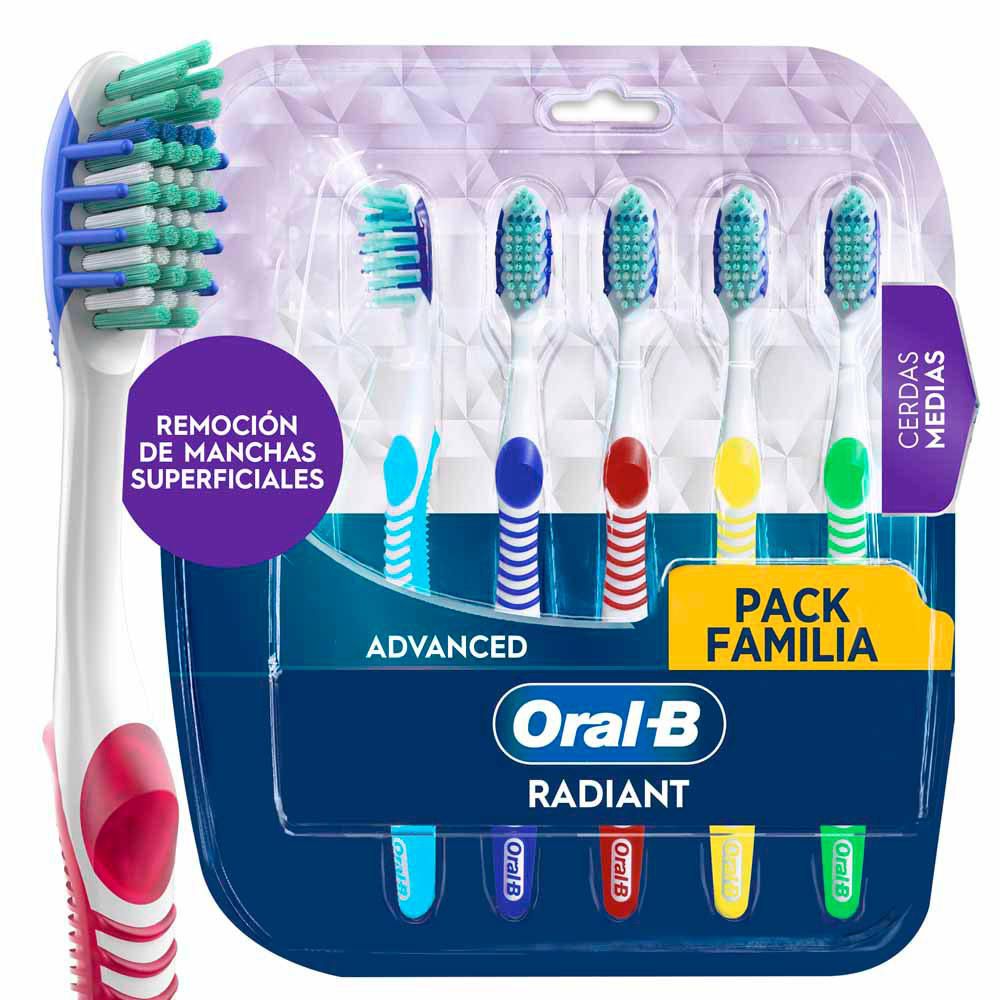 Cepillo de dientes ORALB radiant cerdas interdentales (5 und)