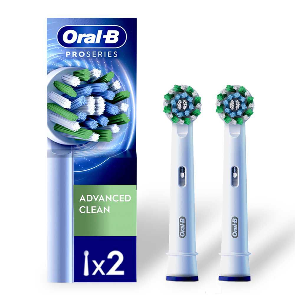 Cepillo de dientes eléctrico ORALB advanced clean repuesto (2 und)