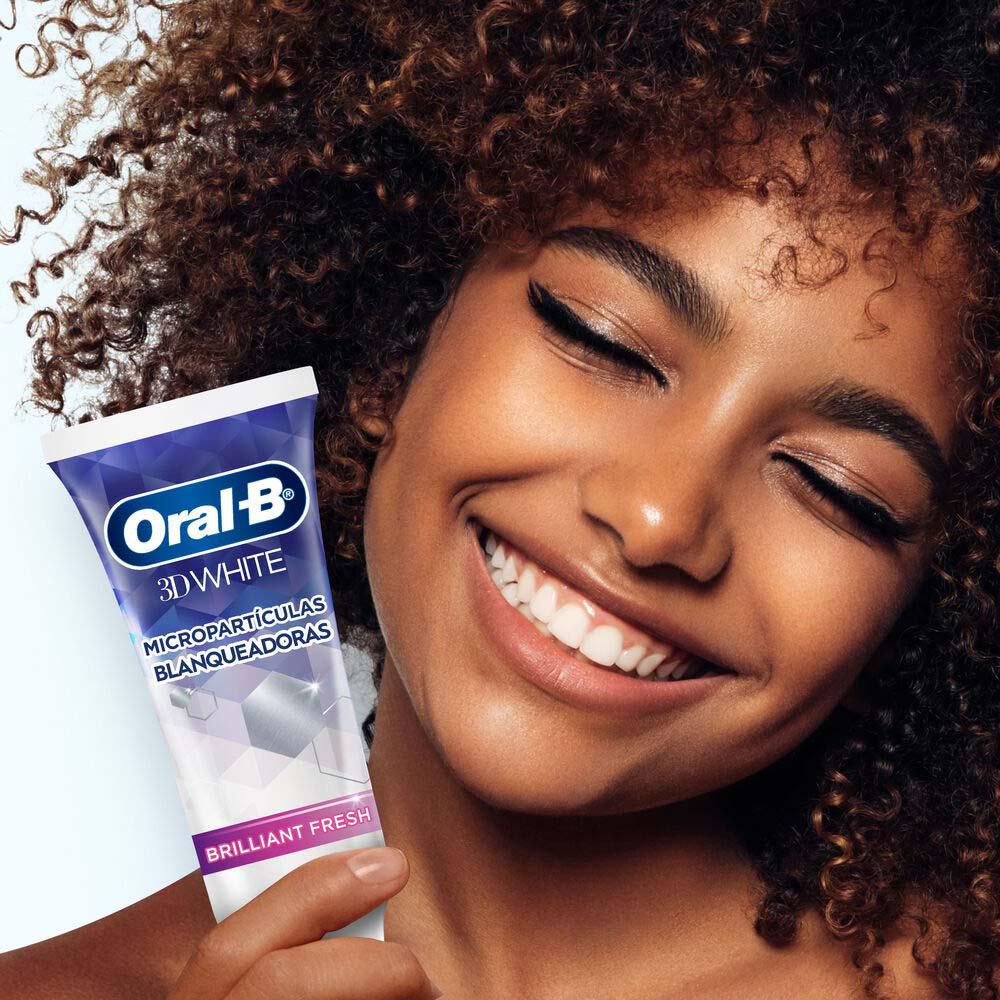 Crema + cepillo de dientes ORALB 3d white brilliant fresh (1  und) img #5