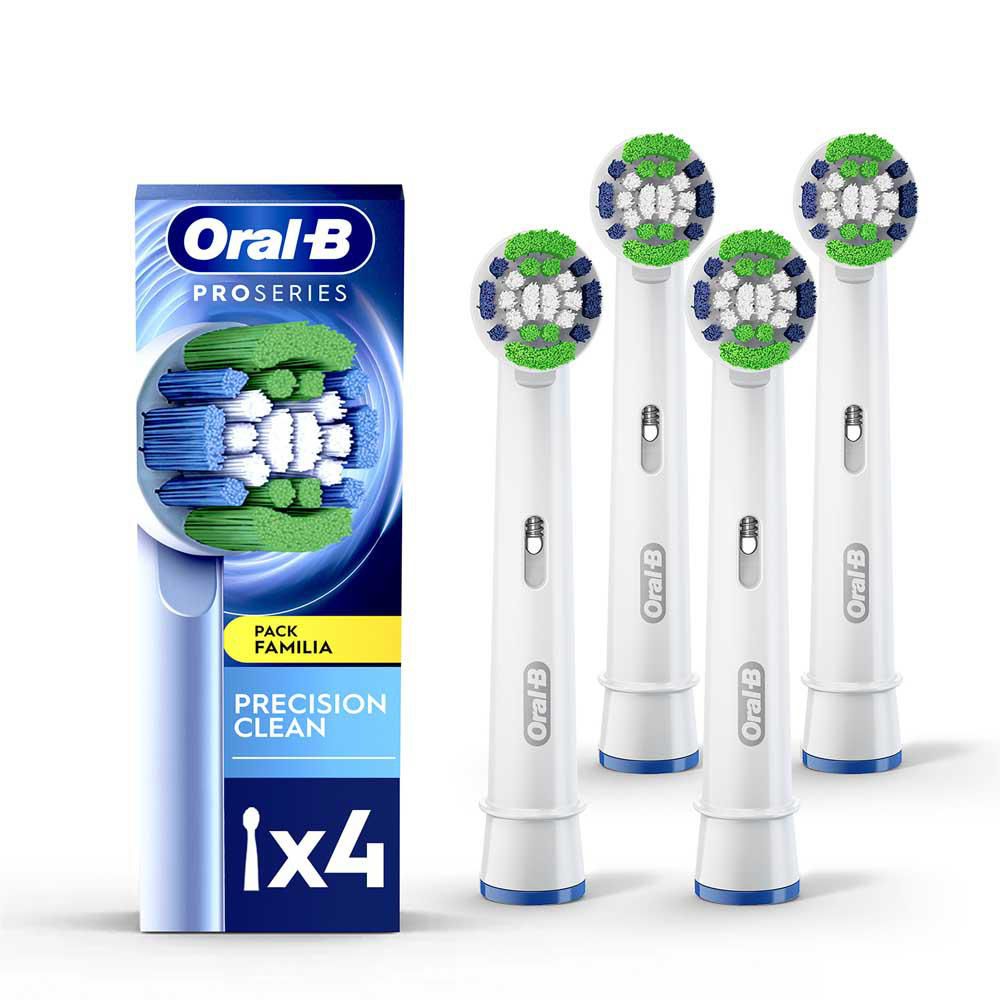 Cepillo de dientes eléctrico ORALB cabezal de repuesto precision clean (4 und)