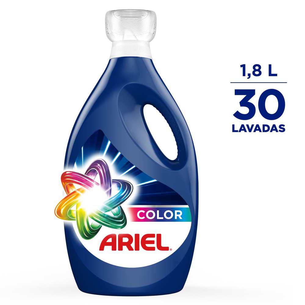 Detergente líquido ARIEL remueve manchas y cuida el color (1800 ml)