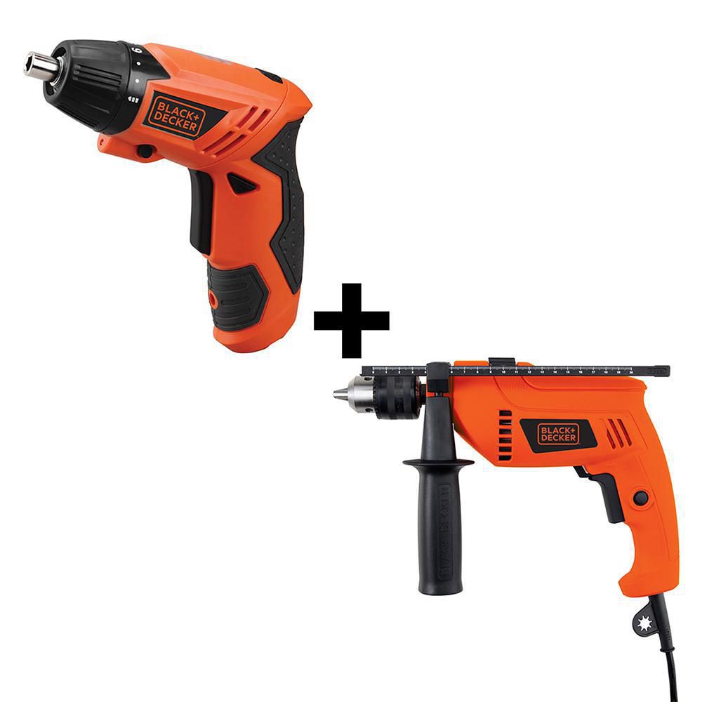 Taladro percutor Atornr kc BLACK & DECKER HD555B3E img #1