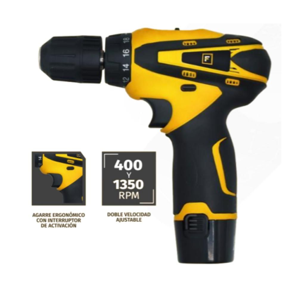Taladro Atornillador Inalambrico FERRENOVO FN23044
