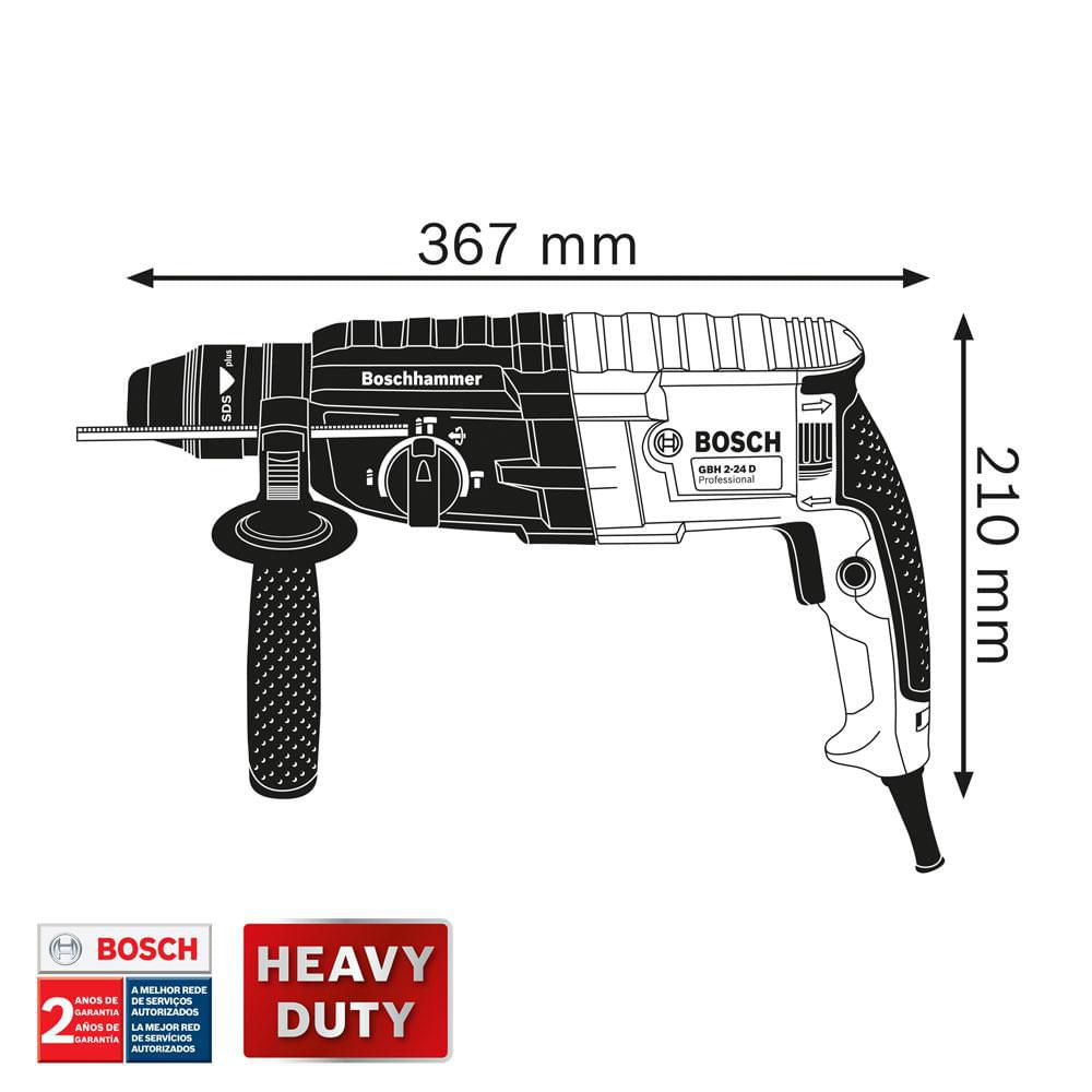 Martillo Perforador Demoledor BOSCH 06112A00G0 img #2
