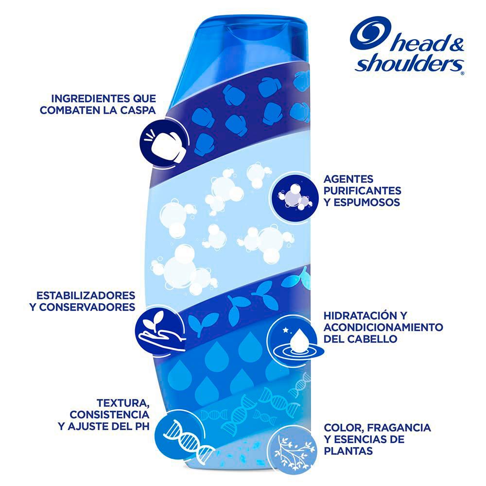 Shampoo H&S protección caída con cafeína (700  ml) img #12