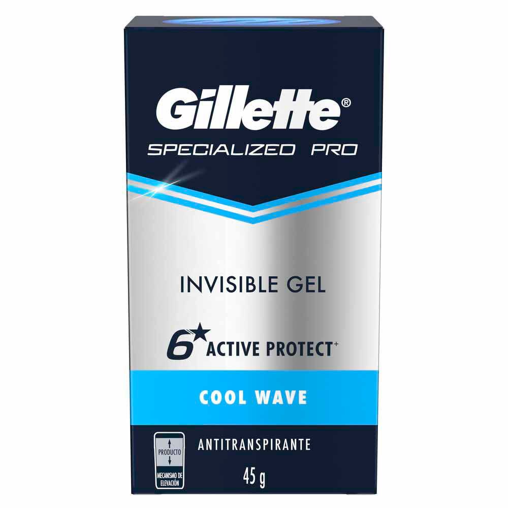 Desodorante GILLETTE Specialized Pro Cool Wave Gel (45 gr)