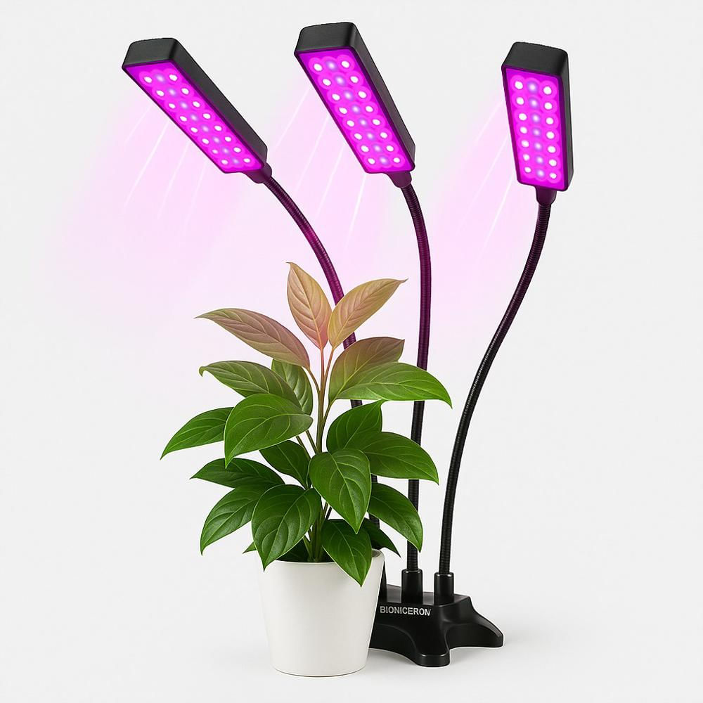 Lampara Luz Artificial Para Crecimiento Y Cuidado De Plantas En Interiores